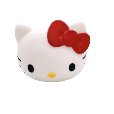 China Cute Non-toxic Fashion Cartoon Cat Pen Container Customized Plastic Pen Desktop Pen Holder Containers for sale