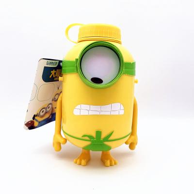 China 2021 Non-Toxic Cute Stuff Toys Cartoon Small Can Hold Plastic Water Bottles Canning Cute Little Toys Hold Water Kettle Water Container for sale