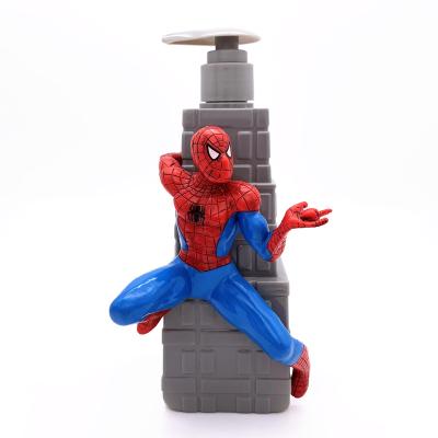 China DisneyFAMA Cartoon Spider Man Bottle Bubble Bath Cowboy Bottle Boy Girl Bath Non-Toxic Bottle Shampoo Liquid Bottle for sale