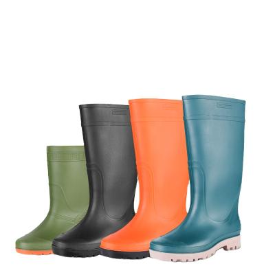 China Pvc Waterproof for Men Shoe Man Custom Logo Fashion Tall Design Your Own Plastic Safety Rain Boots for sale