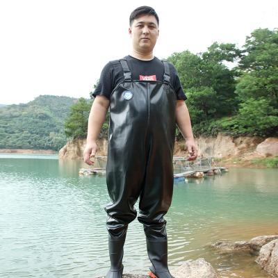 China Hot Sale Waterproof Clothing Pants Hunting Breathable Pvc Nylon Fabric Boots Fly Fishing Waders for sale