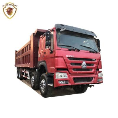 China China Used Cheap Price 8x4 375hp 12 Wheel Tipper Howo Dump Truck For Sale > 8L for sale