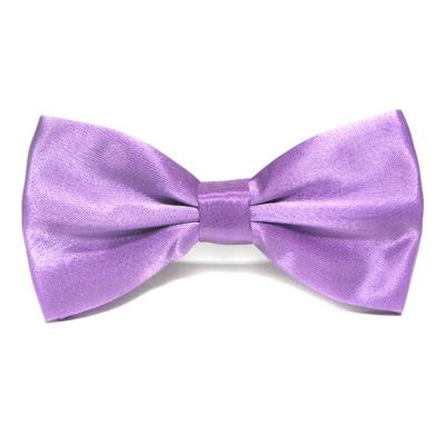 China Double Layer Satin School Uniform Business Solid Color Checked Hot Selling Multi Formal Bow Tie Ties Men for sale