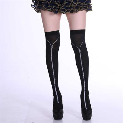 China China Sports Knee High Socks Halloween Mesh Stockings Bat Printed Ghost Compression Socks For Girls for sale