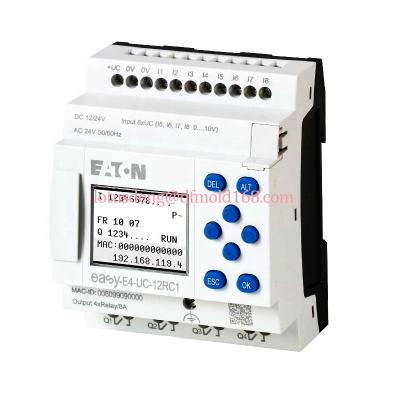 China EASY-E4-DC-12TC1 Real Time Clock Electronic Control Relay Operating Voltage 24V DC 8 Digital Inputs For 24 VDC for sale