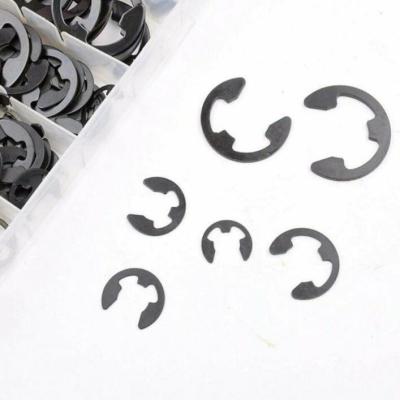 China Heavy Industry Made In China High Quality Cheap Black Manganese Steel Lock Washer E-clips Gasket for sale