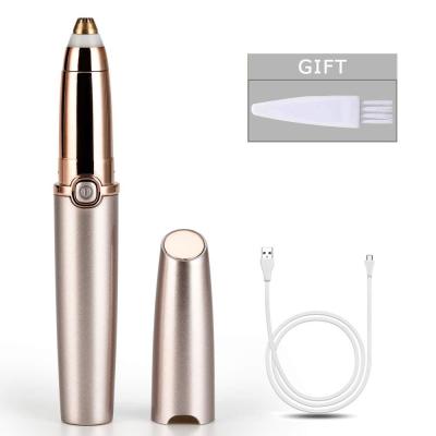 China Electric Stainless Steel Eyebrow Trimmer Lady Eyebrow Trimmer Knife for sale