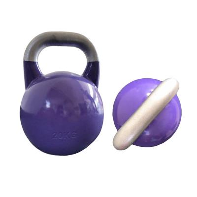 China Home Colorful Cast Iron Dumbbell Disc Wholesale Hot Sale Gym Equipment Power Training Workout Kettlebell for sale