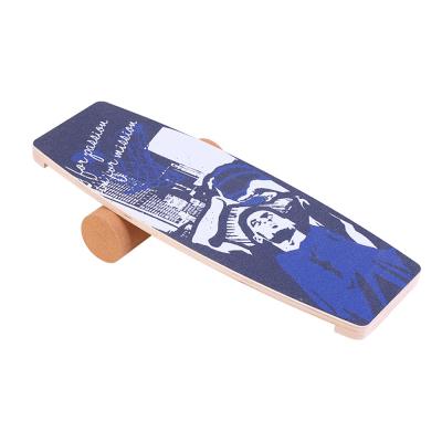 China Wholesale Custom Non-slip Wooden Wooden Board Yoga Exercise Fitness Training Balance Board for sale