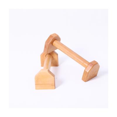 China Exercise Muscle Men's Multifunctional Wooden Lift Up Rack With Resistance Gym Stand Push Up Training Borad Rack for sale