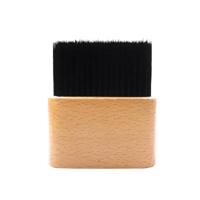 China Nondisposable Wholesale Hot Nylon Beech Hair Cleaning Soft Hair Brush Shaving Head Cleaning Brush Custom Wooden Hair Brush for sale