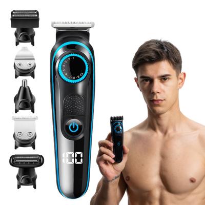 China Fast cutting/no hair jamming IN STOCK Professional Electric Powered Cordless Beard Grooming Kit Beard Trimmer For Men for sale