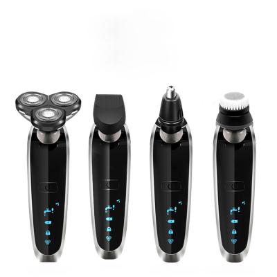 China Waterproof Custom Multifunctional Professional Hair Trimmer Washable Electric Beard Trimmer for Men for sale