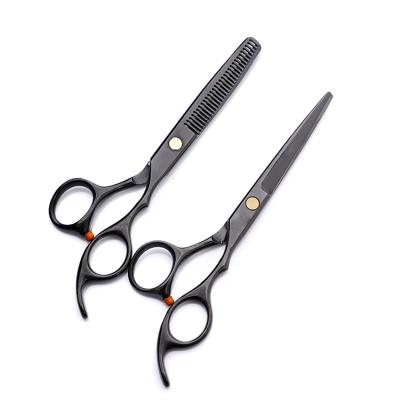 China Hot Thinning Scissors 6CR13 Stainless Steel Hairdressing Hair Scissors Shaped V Tooth Hair Scissors 6 Inch Professional Hair Cutting Scissors for sale