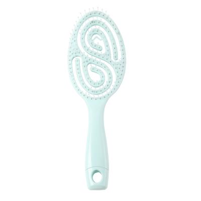 China Custom Multifunctional Plastic Comb Scalp Comb Professional Hairdressing Logo Hairdressing Detangling Hair Brush Waterproof Massage For Woman for sale