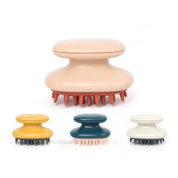 China ZJ New Design Hair Scalp Massage Bath Brush Round Hair Brush Round Brush Colored Hair for sale