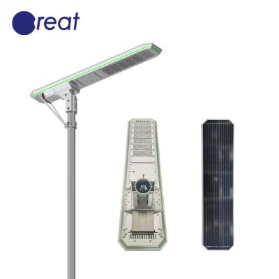 China Best Selling Road Street Light Outdoor Waterproof Ip65 Delicate Appearance All In One Solar Street Light for sale