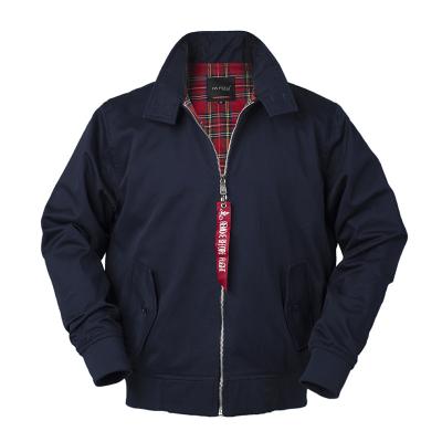 China Cotton/Polyester Classic Vintage Men's Retro Harington QUICK DRY Custom Bomber Jacket for sale