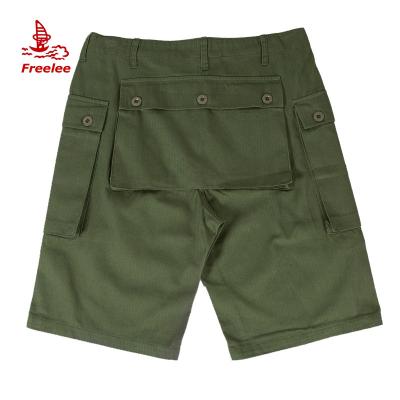 China Military Big Pocket Anti-wrinkle Cotton USMC P44 Vietnam War Vintage Custom Men's 100% Cargo XXXL Shorts Summer for sale