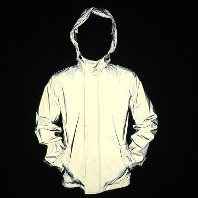 China Wholesale custom made hip hop waterproof safety 3m reflective jacket, reflective anorak jacket for sale