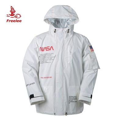 China NASA Jackets Waterproof Reflective Anorak Mens Wind Breaker for sale