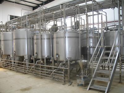 China Complete Pasteurized Milk Processing Line For Whole Milk Skim Milk And Flavored Milk Customized Milk Machine With PLC for sale