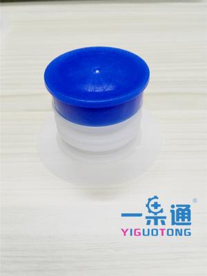 China Van de Zakspuiten van het babyvoedsel Plastic de Schroefdeksels Blauwe/Groene Zak in de Klep van de Dooskraan Te koop