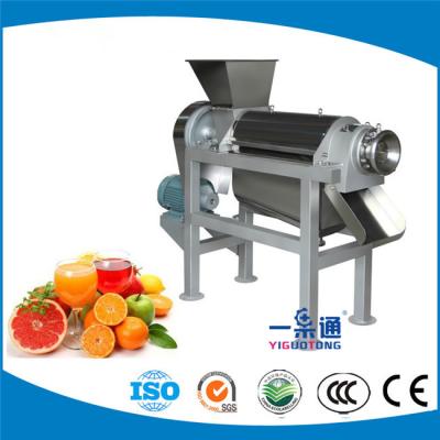 China tomate de 11kw SUS304 que extrai a máquina de Juicing da espiral 2t/H à venda