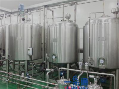 Cina Attrezzatura automatica del sistema/Cip di Cip della bevanda del succo per lavare tubo, carro armato in vendita