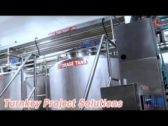 Automatic Juice Production line Pineapple / Mango SUS304 Complete