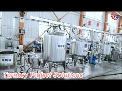 Automatic Milk Yogurt Making Machine Dairy Pasteurized SUS304 Tank Structure