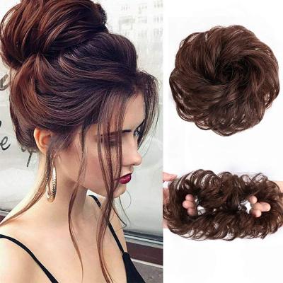 China High Temperayure Fiber Extensions Pin Accessories Donut Synthetic Afro Bun Hair Pieces Maker Sturdy Magic Messy Hair Bun for sale