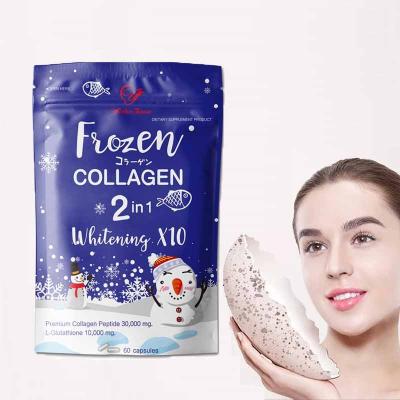 China Frozen Beauty Products Detox Collagen Whitening Capsule Custom Glow Pills Herbal Illuminating Supplements To Peel Whiten Capsules for sale