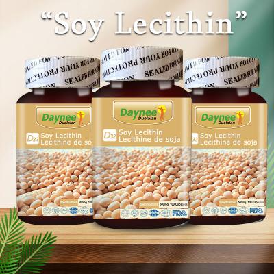 China Cosmetics Organic Lecithin Soy Phospholipids Protect Liver Beautify Skin Soy Lecithin Capsule for sale