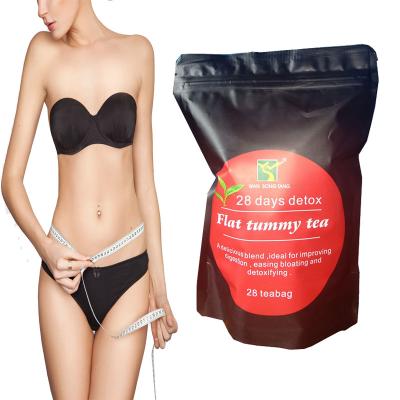 China Private Label Winstown Special Design Low Fat Detox Tea Fast 28 Day Detox Flat Belly Tea Slimming Detox Tea for sale