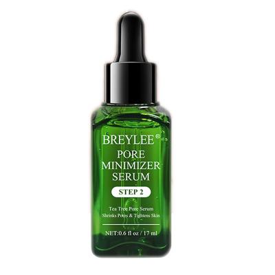 China Best Weight Loss Private Label BREYLEE Pore Refining Serum Tea Tree Oil Shrink Pores Minimizer Serum for sale