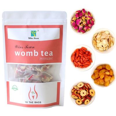 China Women's Hot Fibroid Menstruation Tea OEM Private Label Women's Tea Detox Winstown Uterus Fertility Tea Bags for sale