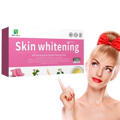 China Natural face tea in 2021 custom smooth tea detox beauty bags wholesale custom winston skin best spots whitening clearing skin whitening tea for sale