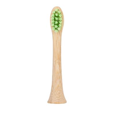 China Hotel Electric Toothbrush Replacement Head Electric Toothbrush Replacement Biodegradable Bamboo Heads for Sonic Toothbrush for sale