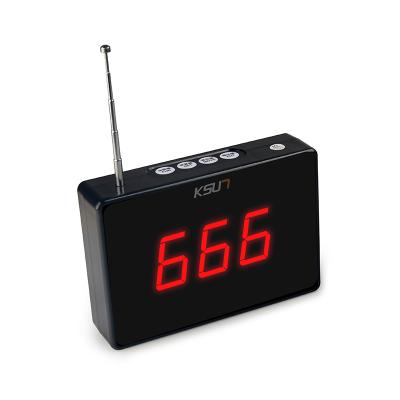 China KSUN Q-12 Queue Paging System Wireless Server Calling System Pager Table Caller DIY Commercial Logo Custom Reminder Table Number Q-12 for sale