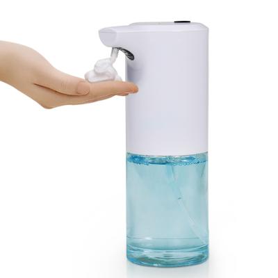 China Foam Plastic Touchless Soap Dispenser Kids Touchless Sensor Household USB Auto Sensor Foam Automatic Liquid Soap Dispenser Pump for sale