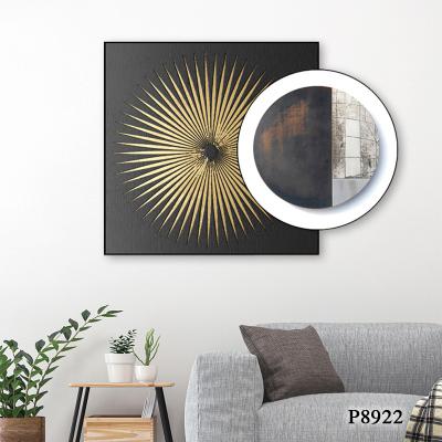 China Round Aluminum Frame Square And Porcelain Oil Painting Eco - Friendly Crystal Oil Painting Pictures Wall Art Decoration for sale