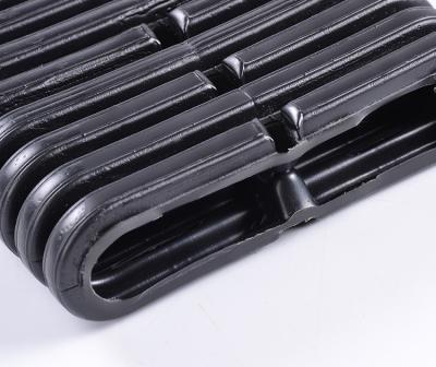 China PE HDPE Corrugated Plastic Flat Perforated Drainage Pipe for sale