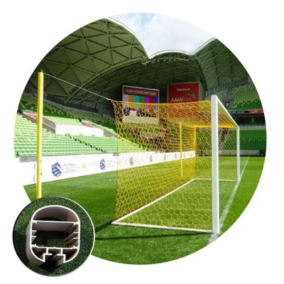 China Professional Socket Types 11 A Side Height Official Goal Post For Soccer Competition LGM-732A for sale