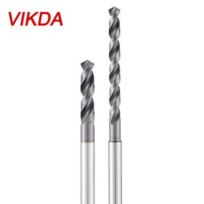 China Straight Metal Drilling Vikda Shank HSS Powder Drill Bit CNC Machine Processing Twist Super Hard Coating Drill Bit en venta