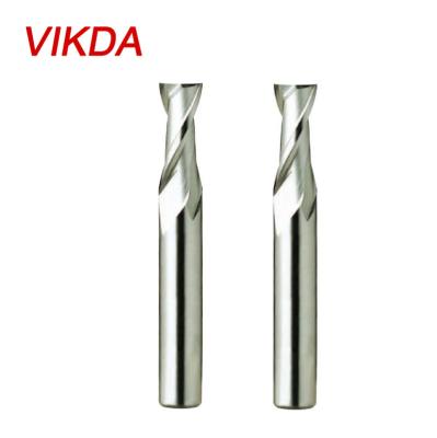 China Vikda HRC 40 HIGH SPEED STEEL HSS 40 Edge Milling Cutter Cnc Machine toolTool 4 Blade Long-Edged End Mill en venta