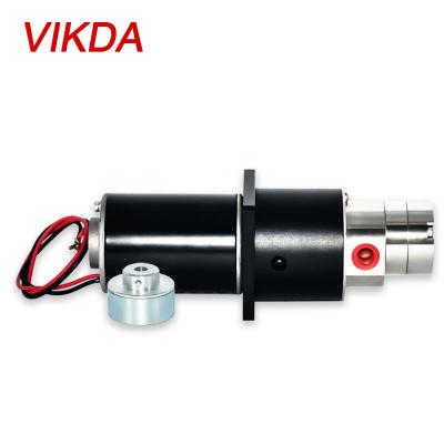 Chine Automotive industry Vikda mini dc 24v water magnetic drive pump and oil infusion feed stainless steel industrial chemical self priming gear pump à vendre