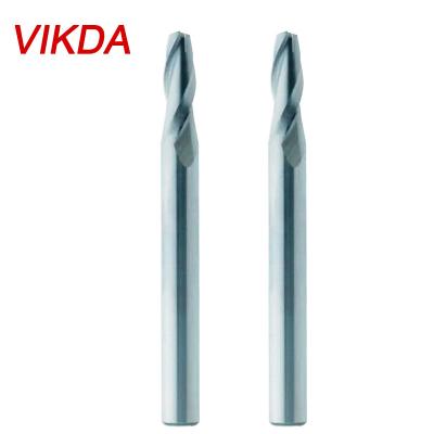 Κίνα Vikda HSSCo82 Blade Taper Milling Cutter CNC HIGH SPEED STEEL Tool Machining Die 4 Blade Steel Flat Bottom End Mill προς πώληση