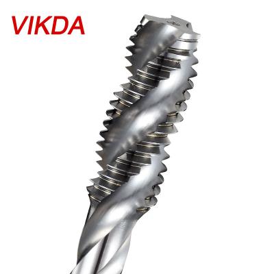 中国 M35 (Co HSS) Vikda High-Performance Spiral Groove Taps Containing Cobalt HSS Are Specially Used For Stainless Steel Processing 販売のため