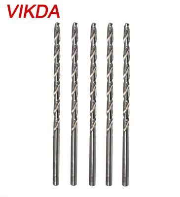 China High quality metal VIkda piercing, fully ground, extra long, thumb twist drills, metal stainless steel processing, straight leg twist drills for sale